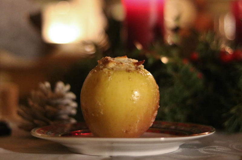 Bratäpfel mit Marzipan-Amaretto Füllung