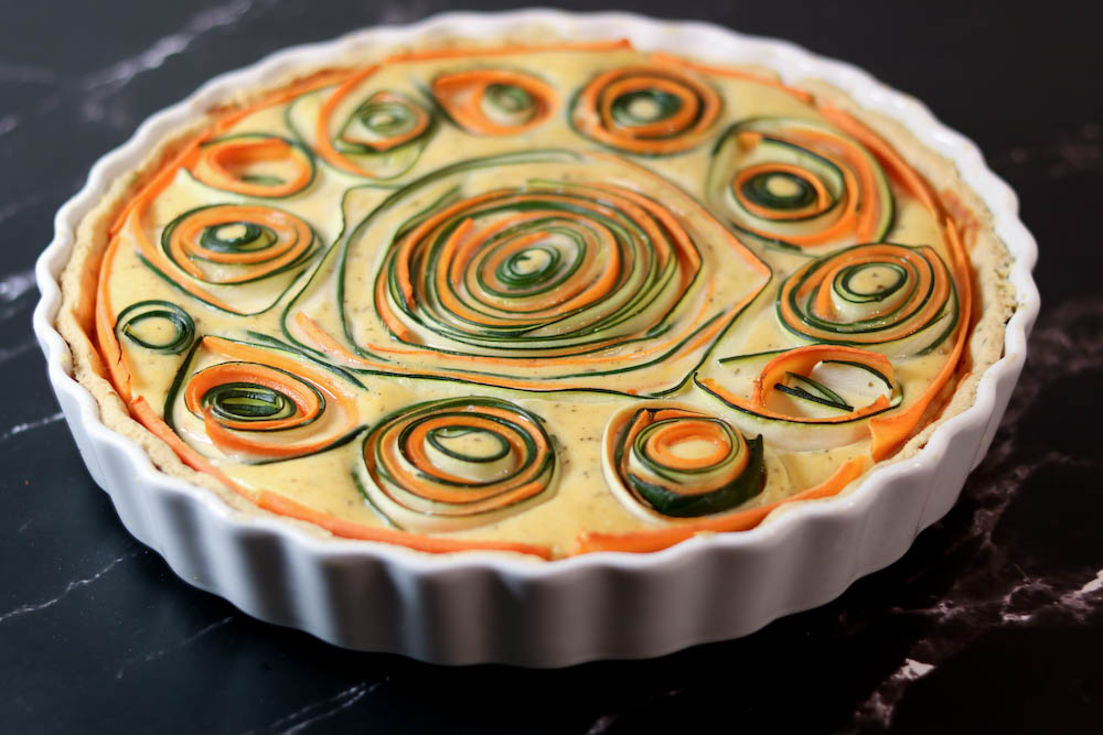 Zucchini Möhren Tarte - Chalapen Zucchini Möhren Tarte - Chalapen