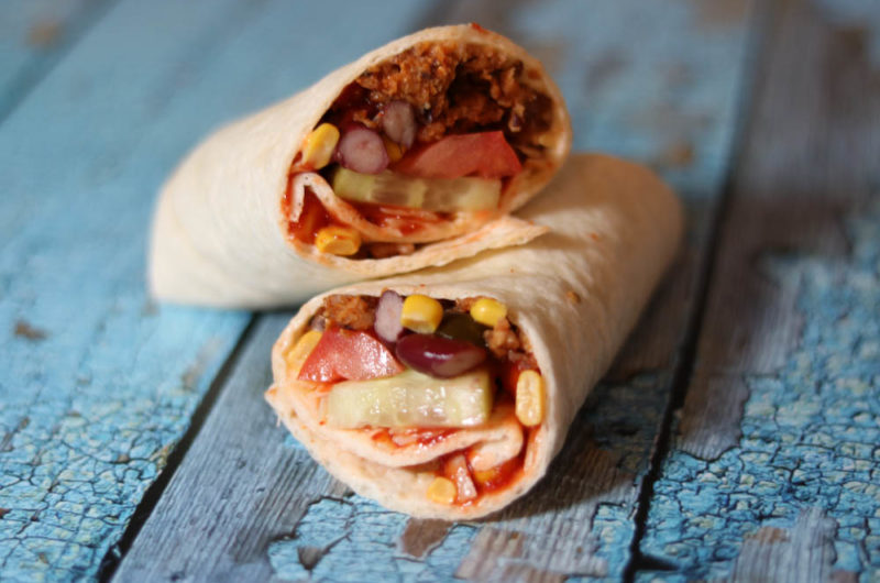 Vegetarische Mexico-Wraps