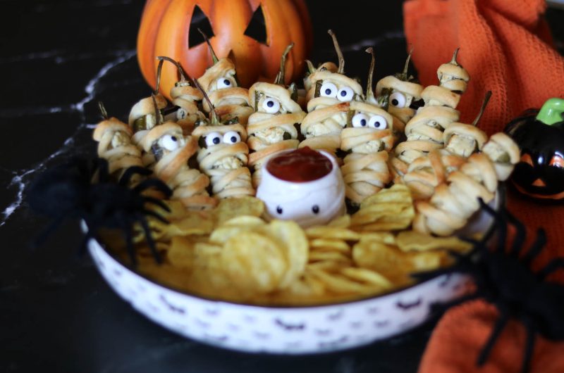 Halloween Paprika Mumien